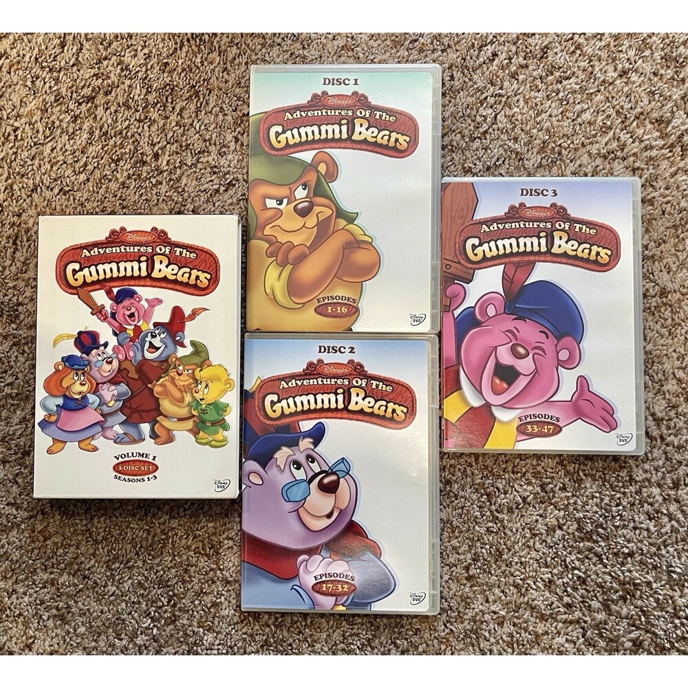 Disney’s Adventures of the Gummi Bears Volume 1 DVD Seasons 1-3 3-Disc Set
